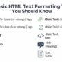 HTML Text