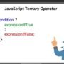 JavaScript Ternary Operator