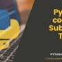 Python code in Sublime Text 3