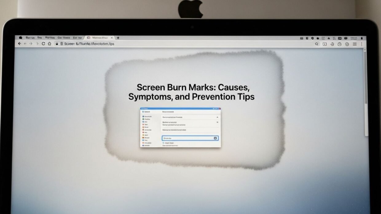 macbook pro screen burn marks