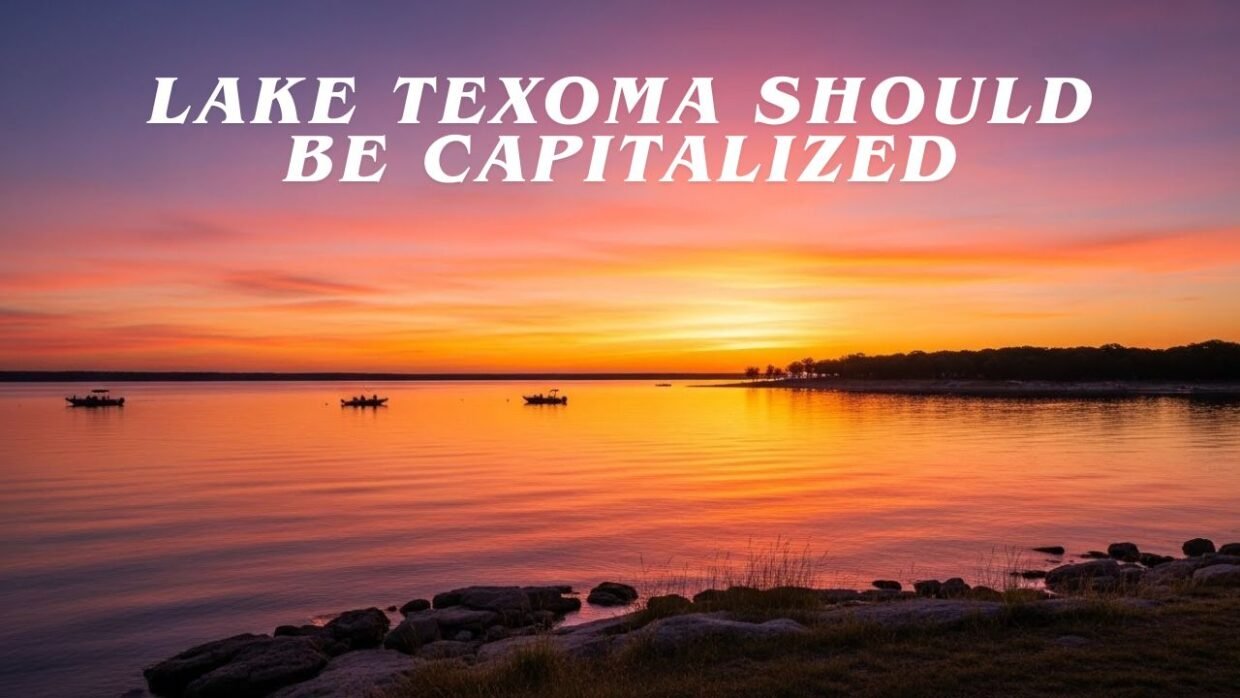 lake texoma should be capitalized